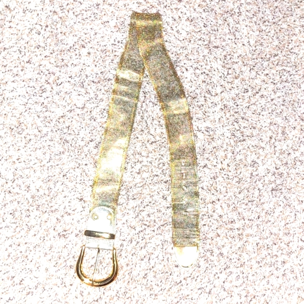 VINTAGE 1980s L Gold Metal Mesh Belt with Gold Buckle Makes any Outfit on Trend